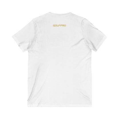 GolfPro Co. Tee's: Jersey Short Sleeve V-Neck Tee