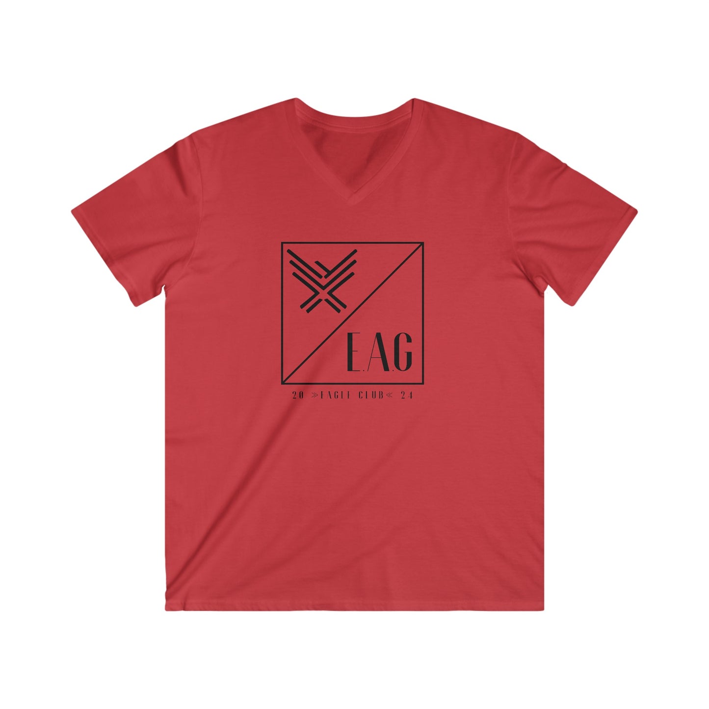 EAG Club 2024: Men's Fitted V-Neck Short Sleeve Tee